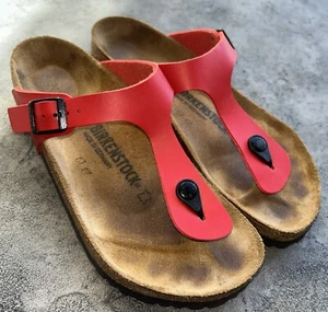 Sandalias Birkenstock Gizeh Birko-Flor - Para mujer Talla 39 Rojo Cereza 25 cm - Imagen 1 de 21
