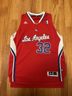 Adidas Blake Griffin #32 Los Angeles Clippers NBA Sewn Red Team Jersey Boys L - Image 1 of 4