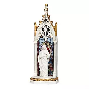 Joseph's Studio Sacred Heart of Jesus Arch Window LED Figure 11.75" H Resin - Picture 1 of 6
