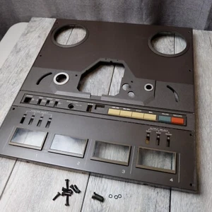 Tascam 34 Teac Reel to Reel – Front Cover Panel w/ Control & Screws – SEE VIDEO - Picture 1 of 24
