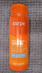 CARPE~SWEAT ABSORBING GROIN~WHITE JASMINE SCENT~ WOMEN'S POWDER 2.6 OZ 178 - Picture 1 of 2