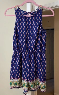 Romper Charlotte Russe Artístico Neon Rosa Paisley Floral Boêmio Feminino Pequeno - Imagem 1 de 3