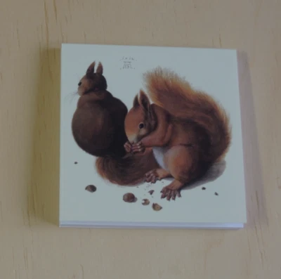 Eichhörnchen 1 x Klebezettel Haftnotizen 50 Blatt Notizzettel  Albrecht Dürer - Bild 1 von 3