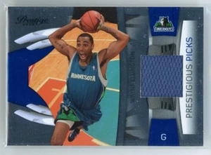 2009-10 Panini Prestige Wayne Ellington Prestigious Picks Materials Blue #26 - Picture 1 of 2