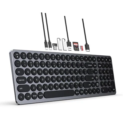 USB-C KeyHub/9-in-1 USB-C Multi-function Hub Keyboard Docking Station - Image 1 of 4