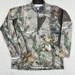 Rocky Scent IQ Atomic Pullover Mens L Realtree AP Camo 1/4 Zip Shirt Hunting - Picture 1 of 16