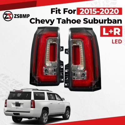 Upgrade LED Tail Light For 2015-2020 Chevy Tahoe/Suburban to GMC Style L+R Pair Foto 1 de 4
