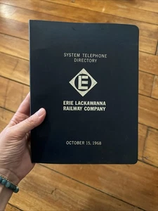1968 ERIE LACKAWANNA RAILROAD CO ERIE RR System Telefonbuch Chicago - Bild 1 von 8