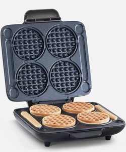DASH Multi Mini Waffle Maker - Four 4” Molds, Nonstick Graphite - Picture 1 of 5