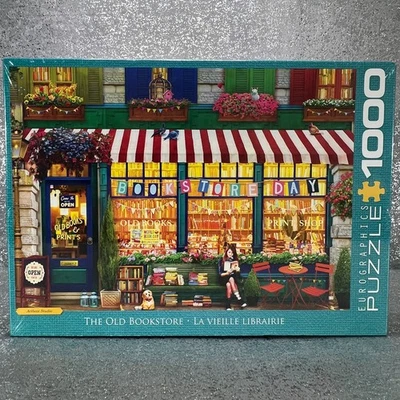 Rompecabezas de 1000 piezas Eurographics The Old Bookstore Artist Series sellado Foto 1 de 3