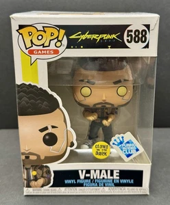 Funko Pop! Cyberpunk 2077 V-Male #588 Vinyl Figure Gamestop Exclusive NIB DV-754 - Picture 1 of 7