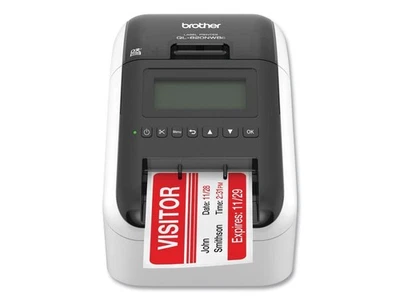 Brother QL-820NWBC Desktop Direct Thermal Printer Two-color Label Print - Image 1 of 4