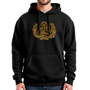 Neu Peru Wappen Gold Schild Peruanisch Patriotisch Herren Hoodie Sweatshirt - Bild 1 von 9