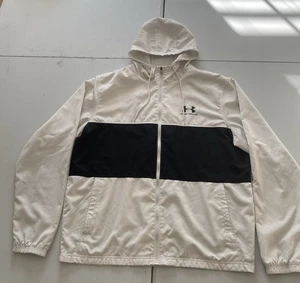 Under Armour Sportstyle Wind Jacket Size Xl - White/ Black - Picture 1 of 11