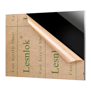 1 Stück 20 x 30 schwarze Acrylglasplatte 1/4 Zoll stark 6 mm schwarze Plexiglasplatte,  - Bild 1 von 12