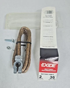 Battery Cable 2 Guage 36" Exide BA-2C-36CPE made in USA Vintage - Picture 1 of 9