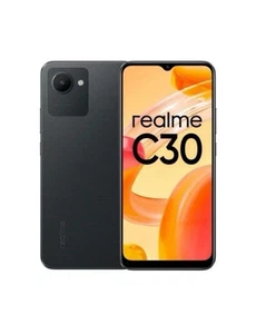 Realme C30 Smartphone(RAM 3GB, 32GB) Denim Black Brand New!!! - Afbeelding 1 van 7