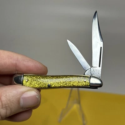 vintage CASE TESTED 1920-1940 knife 6220 SAB Goldstone PEANUT KNIFE - Image 1 of 4