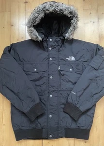 The North Face Gotham Goose Down Jacket Men's Hyvent Waterproof Bomber Size M - Picture 1 of 7