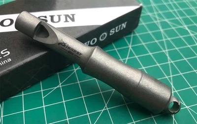 TWOSUN LIGHTER AND WHISTLE/WATERPROOF PILL CASE TITANIUM  WS03--Lighter&Whistle - Image 1 of 4