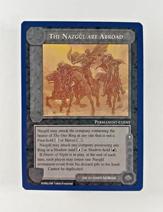 The Nazgul Are Abroad - Tarjeta CCG de la Tierra Media (1995 ICE) MECCG Wizards Unlimited - Imagen 1 de 2