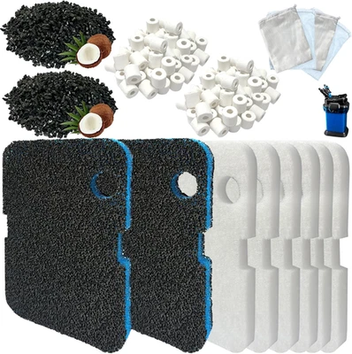 16 Pack Aquarium Filter Media Set Replacement for Penn-Plax Cascade 700 & 1000 C