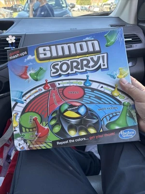 Simon Sorry! Hasbro 2020 Game Mashups Board Game Sealed  - Image 1 of 2
