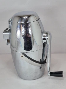 1954 Mid Century Ice-O-Mat Bucketeer Rival Mfg Co Vintage Tritaghiaccio Cromato - Foto 1 di 16
