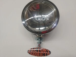 V-TWIN MFG 12V Chrome Spotlamp Assembly Clear 33-0010 - Picture 1 of 4