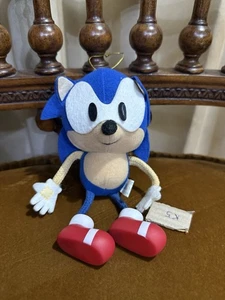 Sonic The Hedgehog SEGA 1992 Japan 5” Stringy Plush Fighter X Plastic Shoes - Picture 1 of 7