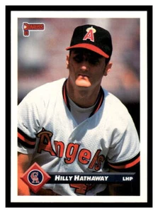 1993 Donruss #329 Hilly Hathaway - California Angels Rookie - Picture 1 of 2