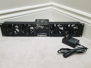 Middle Atlantic UQFP-4D 19" 2U Ultra Quiet Fan Panel w/ Display + Power Adapter - Picture 1 of 22