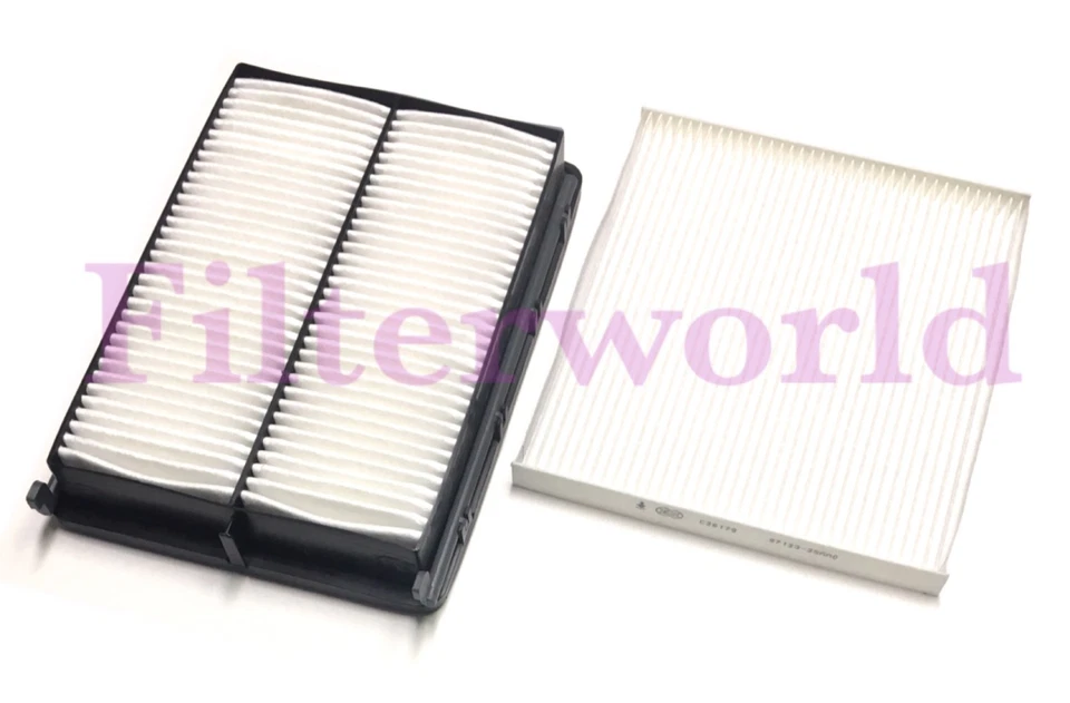 COMBO Juego de filtros de aire de cabina y motor para HYUNDAI Santa Fe Sport 2017-18  Foto 1 de 1