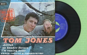 TOM JONES / Delilah, I'm Coming Home / DECCA SCV 518 Press Spain 1968 EP EX - Picture 1 of 5