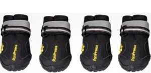 Dog Boots Waterproof Paw Protector Shoes Reflective set of 4, SZ 6 USA - Picture 1 of 9