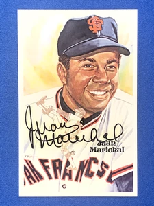 Juan Marichal HOF Autographed Perez Steele Original Postcard SF Giants - Picture 1 of 2