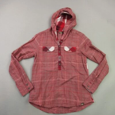 Prana Hoodie Womens XS Long Sleeve Lightweight Hooded Button Front - Image 1 of 4