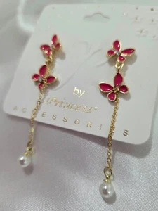 New 10 PCS Long Variety Hook Earrings Alloy Drop Dangle Women Fashion Jewelry - Picture 1 of 5