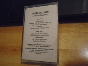 SEALED RARE PROMO Gerry Mulligan CASSETTE TAPE Lonesome Boulevard jazz sax 1990 - Picture 1 of 2