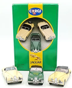 Corgi Jaguar 1953 RAC Rally Set 1/43 Diecast Models 97705 Edición Limitada d - Imagen 1 de 9