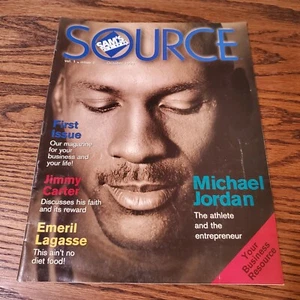 Michael Jordan Emeril Lagasse! ORIGINAL HTF Oct 1998 Sam's Club Source Issue #1 - Picture 1 of 6