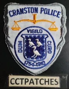 CRANSTON, RHODE ISLAND POLICE SHOULDER PATCH RI - Bild 1 von 2