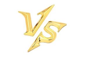 VS Goldenes 3D Metall Auto Kofferraum Abzeichen Emblem - Bild 1 von 1