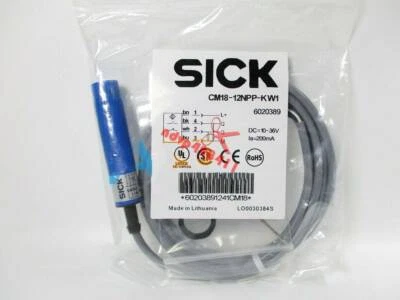 1PC New SICK Proximity Switch CM18-12NPP-KW1 - Image 1 of 4