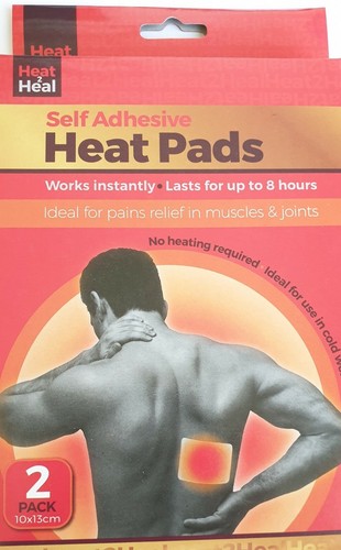 Adhesive Heat Pads Pack Muscle Back Joint Pain Relief Instant | eBay