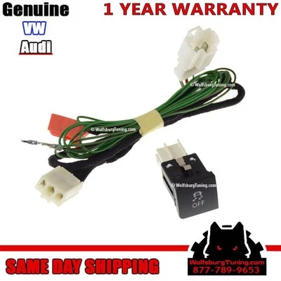 VW MK6 Jetta ESP TCS ASR Traction Control Button With Harness Kit 11 - 16 - Image 1 of 2