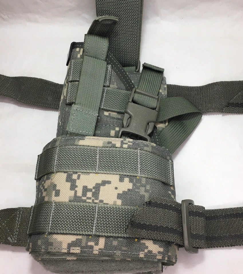 ACU Eagle MOLLE Style Universal 92f Drop Leg Holster Uh-92f-ms-uca Digital Camo