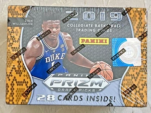 2019 NBA Panini Prizm Blaster Box Collegiate Draft Basketball 28 Rookies Cards - Picture 1 of 6