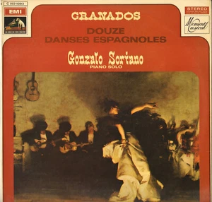 GONZALO SORIANO, GRANADOS 12 DANSES ESPAGNOLES LP 1970 LA VOIX DE SON MAITRE - Picture 1 of 3