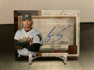 Jesus Luzardo 2020 Topps Museum Archival Auto #AA-JL Copper 8/50 - RC